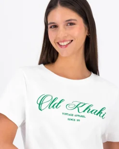Women Old Khaki T-Shirts & Camis><noscript><img width=