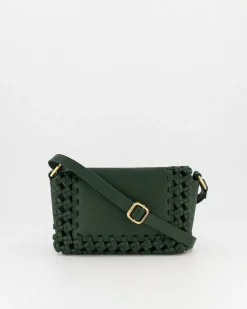 Women Old Khaki Bags & Purses>Women'S Cyra Knotted Border Leather Envelope Bag