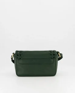 Women Old Khaki Bags & Purses>Women'S Cyra Knotted Border Leather Envelope Bag