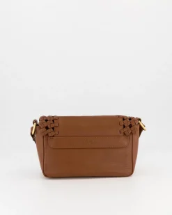 Women Old Khaki Bags & Purses>Women'S Cyra Knotted Border Leather Envelope Bag