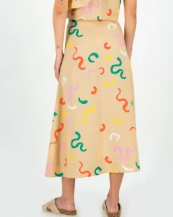 Women Old Khaki Skirts>Women'S Evie Midi Skirt