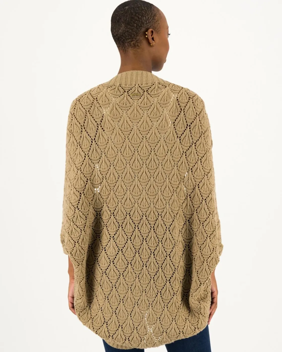 Women Old Khaki Scarves & Kimonos>Women'S Fay Knitted Shrug Kimono