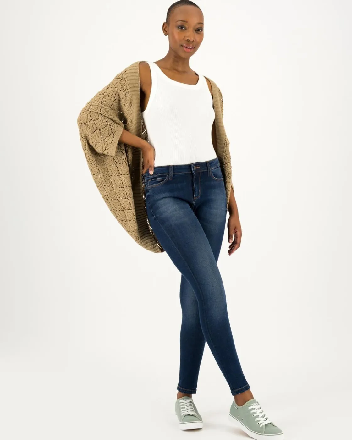 Women Old Khaki Scarves & Kimonos>Women'S Fay Knitted Shrug Kimono