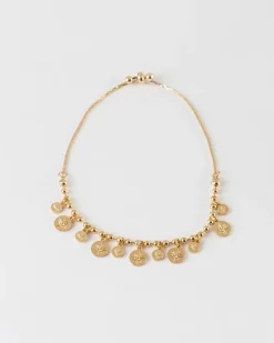 Women Old Khaki Jewellery>Women'S Flower Charm Adjustable Bracelet