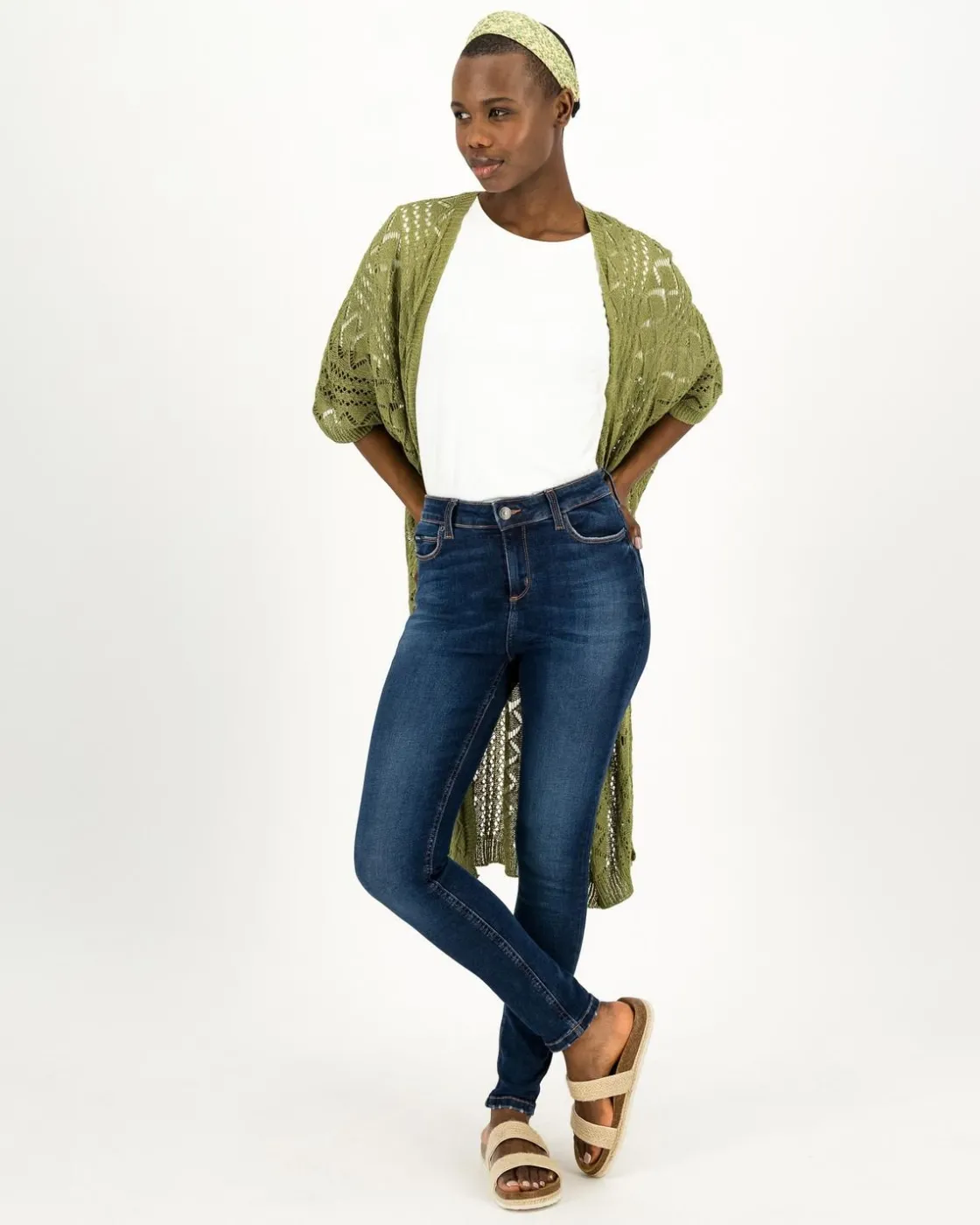 Women Old Khaki Scarves & Kimonos>Women'S Freya Crochet Kimono
