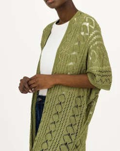Women Old Khaki Scarves & Kimonos><noscript><img width=
