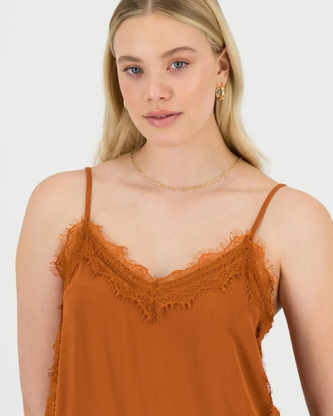 Women Old Khaki T-Shirts & Camis>Women'S Geri Lace Cami