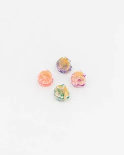 Women Old Khaki Hair Accessories>Women'S Ghisha Shell Clips 4-Pack