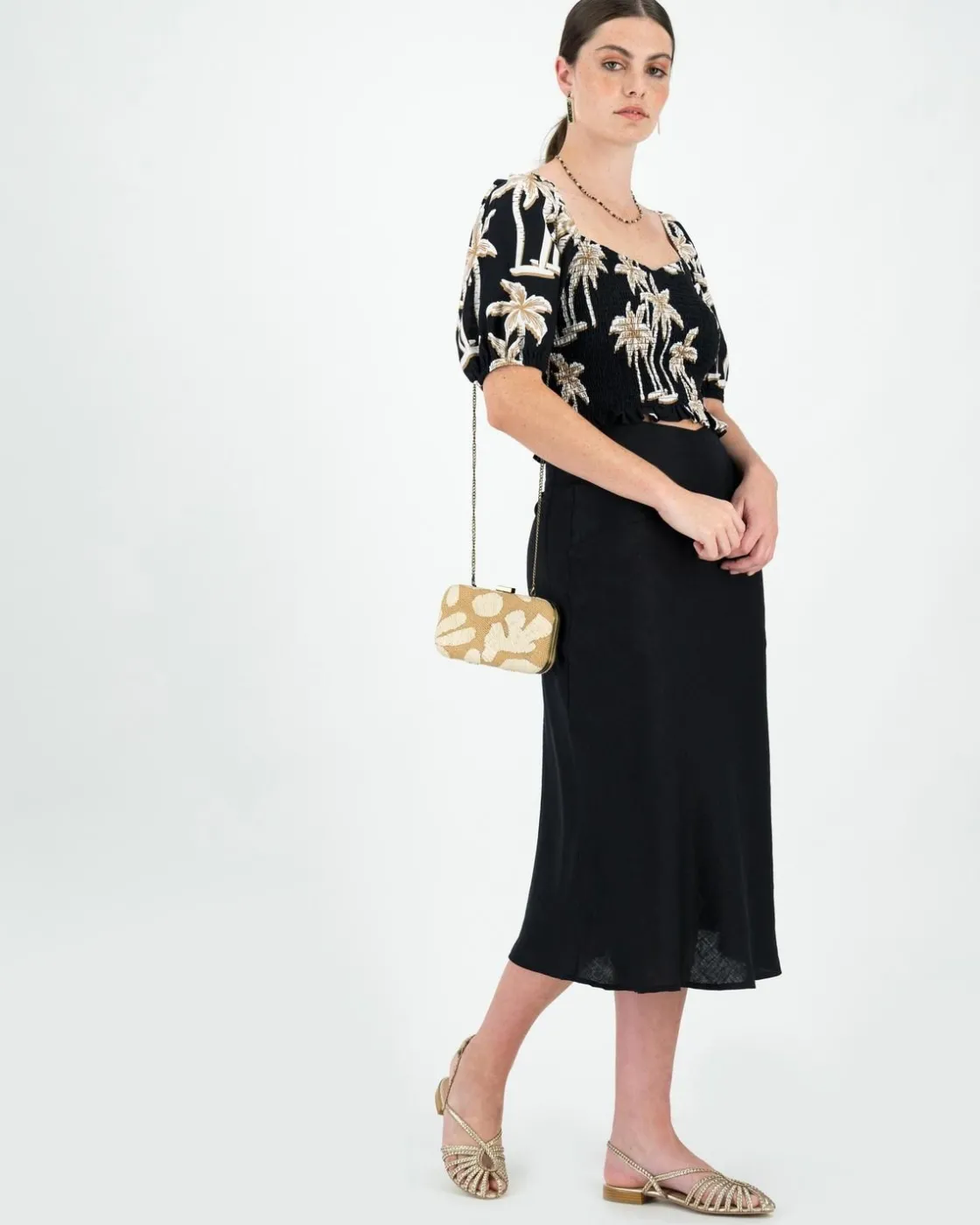 Women Old Khaki Shirts & Blouses>Women'S Gloria Shirred Blouse