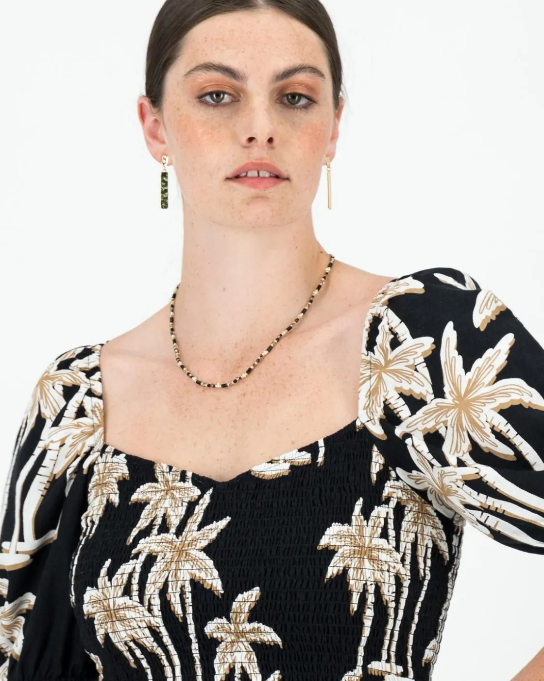 Women Old Khaki Shirts & Blouses>Women'S Gloria Shirred Blouse