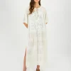 Women Old Khaki Scarves & Kimonos>Women'S Jahari Crochet Kimono