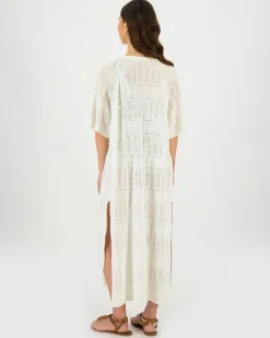 Women Old Khaki Scarves & Kimonos>Women'S Jahari Crochet Kimono