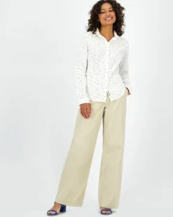 Women Old Khaki Shirts & Blouses><noscript><img width=
