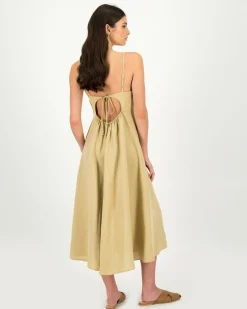 Women Old Khaki Dresses & Jumpsuits>Women'S Justine Linen Strappy Dress