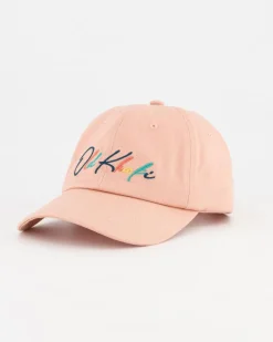 Women Old Khaki Beanies, Hats & Caps>Women'S Kesha Embroidered Peak Cap