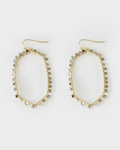 Women Old Khaki Jewellery>Women'S Large Drop Earrings