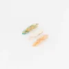 Women Old Khaki Hair Accessories>Women'S Leaf Mother Of Pearl Clips (3-Pack)