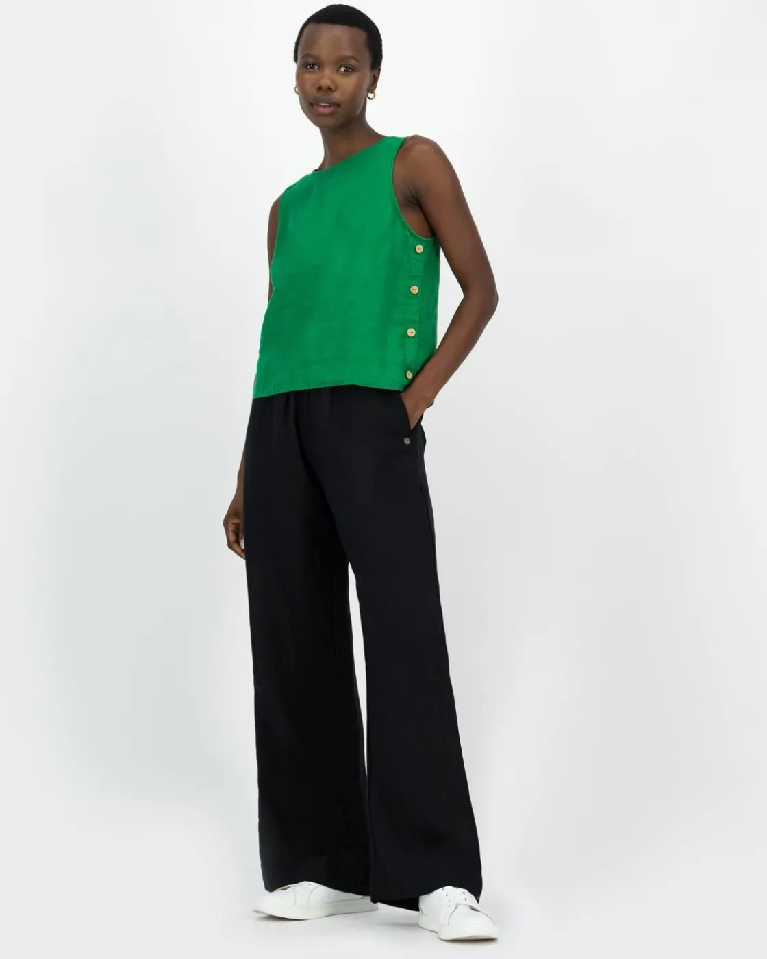 Women Old Khaki T-Shirts & Camis>Women'S Lucy Buttoned Detail Cami