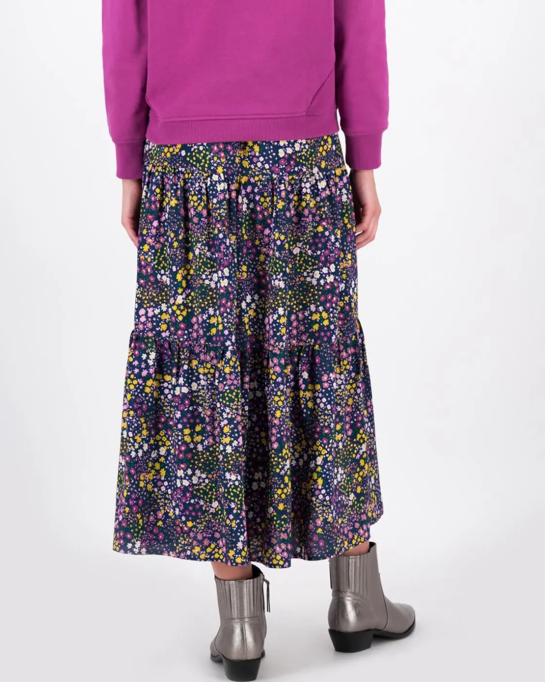 Women Old Khaki Skirts>Women'S Luna Tiered Floral Skirt