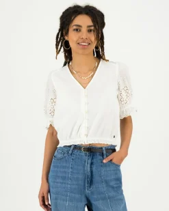 Women Old Khaki Shirts & Blouses>Women'S Malia Embroidered Blouse