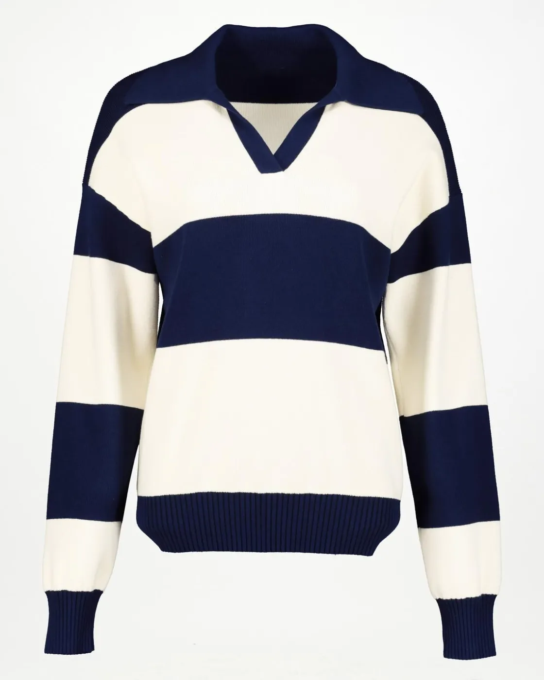Women Old Khaki Knitwear & Sweats>Women'S Marie Stripe Golfer
