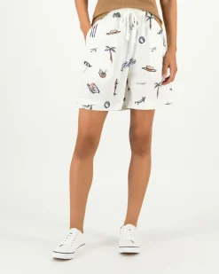 Women Old Khaki Shorts>Women'S Martina Printed Shorts
