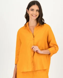 Women Old Khaki Shirts & Blouses>Women'S Maya Linen Shirt