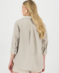 Women Old Khaki Shirts & Blouses>Women'S Maya Linen Shirt