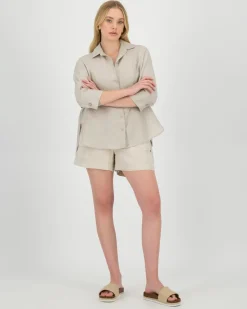Women Old Khaki Shirts & Blouses><noscript><img width=