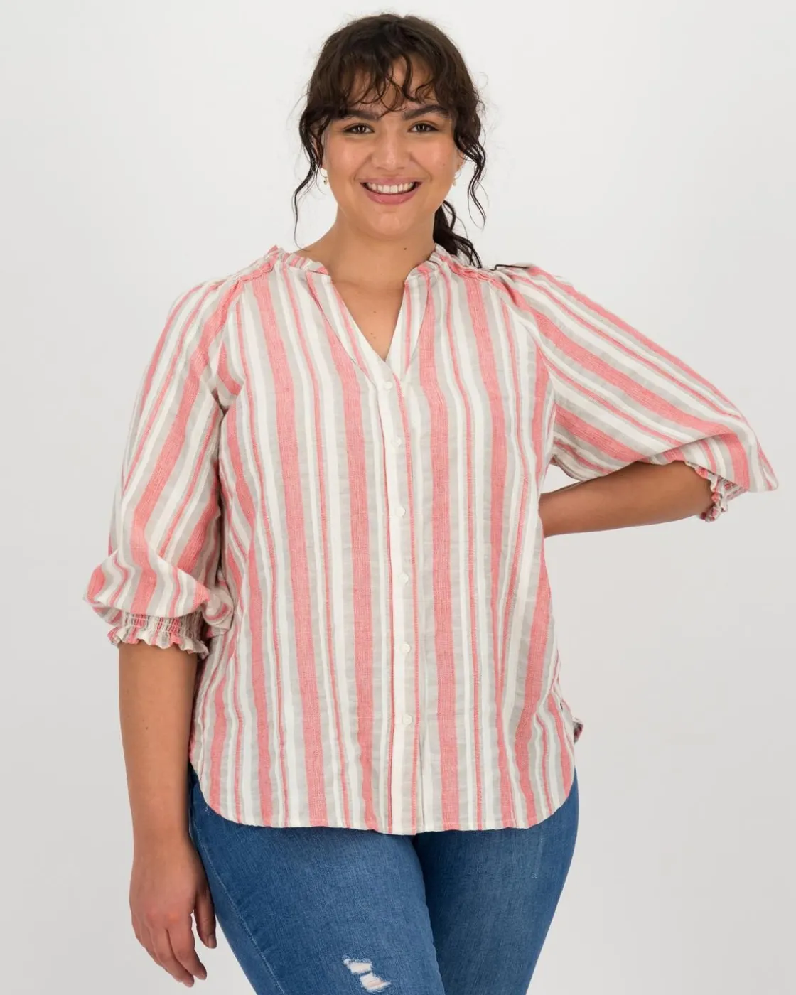 Women Old Khaki Shirts & Blouses>Women'S Meg Peasant Top