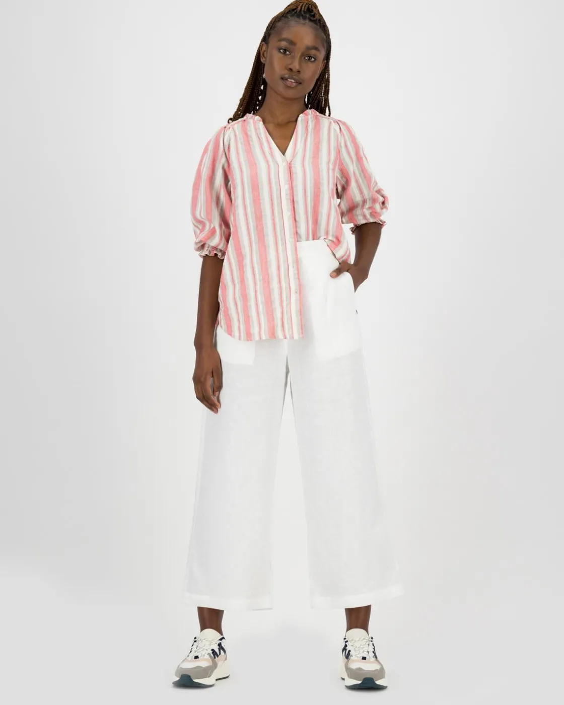 Women Old Khaki Shirts & Blouses>Women'S Meg Peasant Top