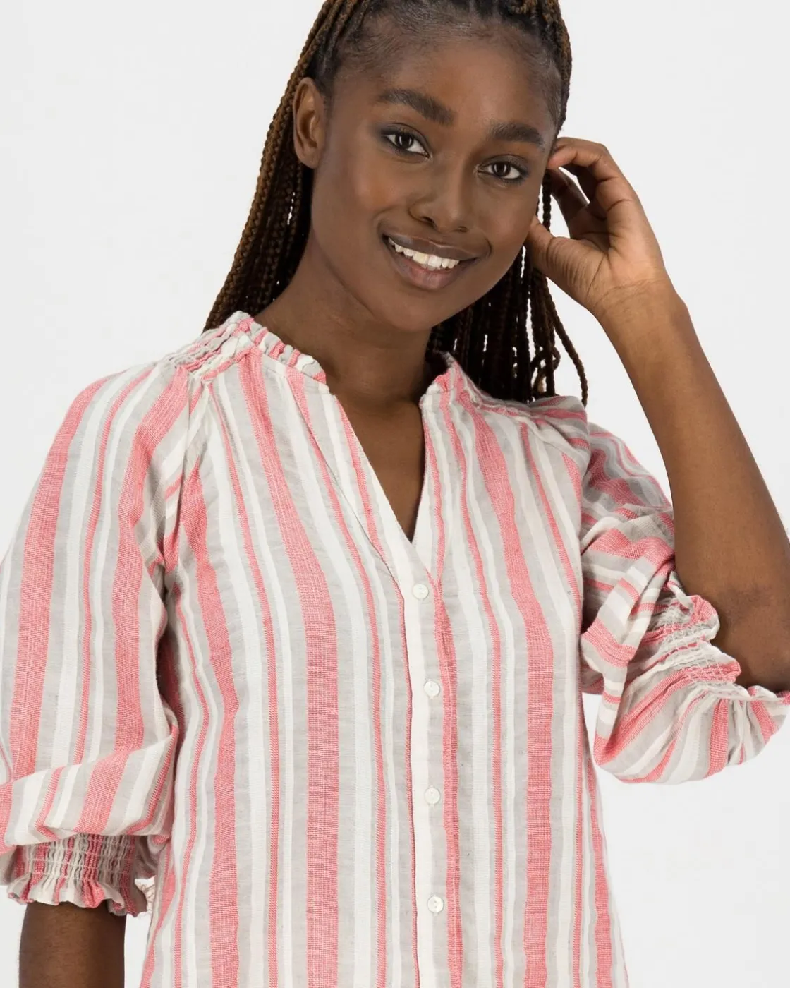 Women Old Khaki Shirts & Blouses>Women'S Meg Peasant Top