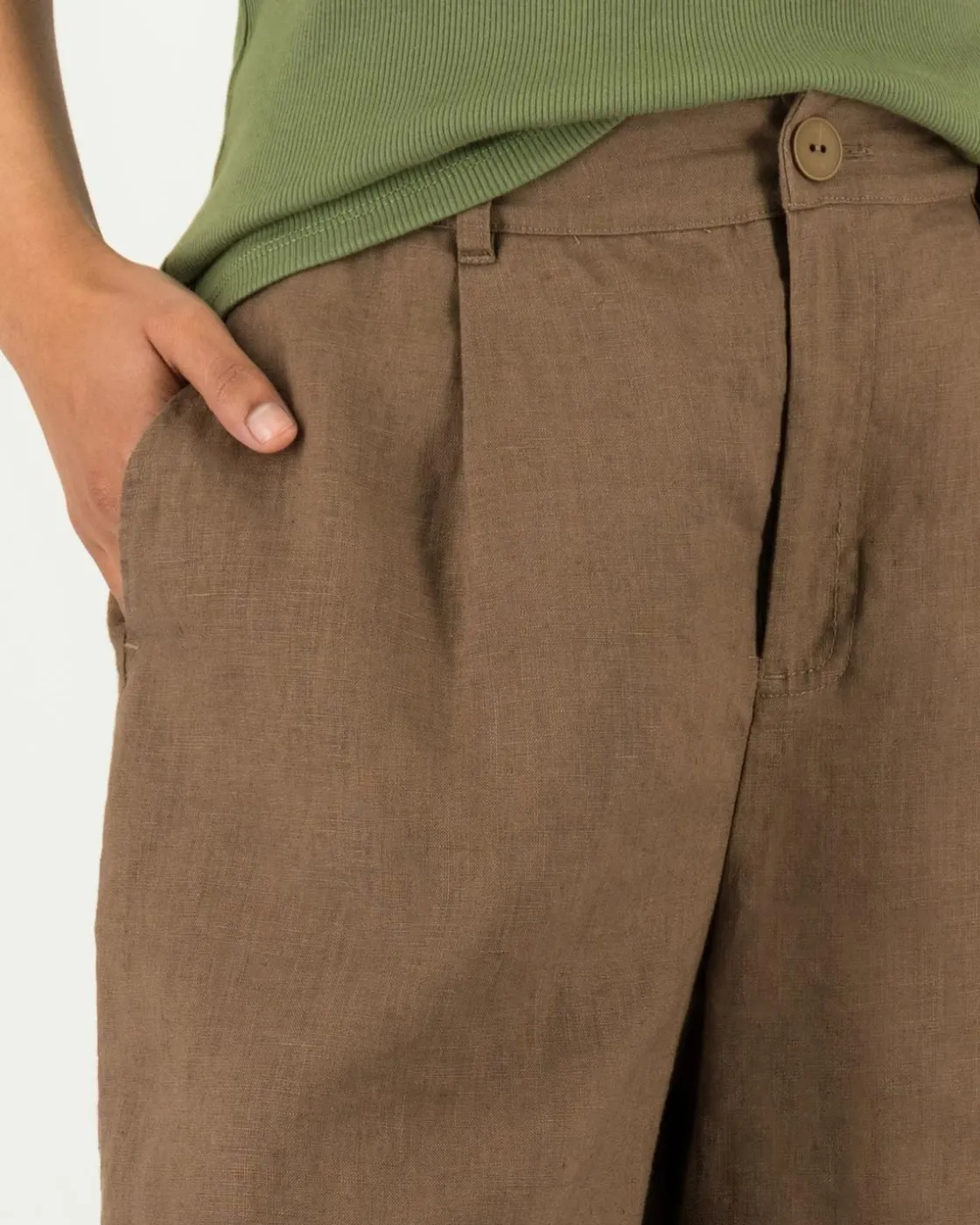 Women Old Khaki Shorts>Women'S Miley Bermuda Linen Shorts