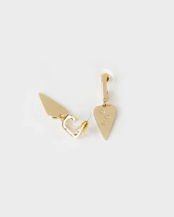 Women Old Khaki Jewellery>Women'S Modern Heart-Eye Earrings