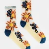 Women Old Khaki Socks>Women'S Nikka Floral Mesh Socks