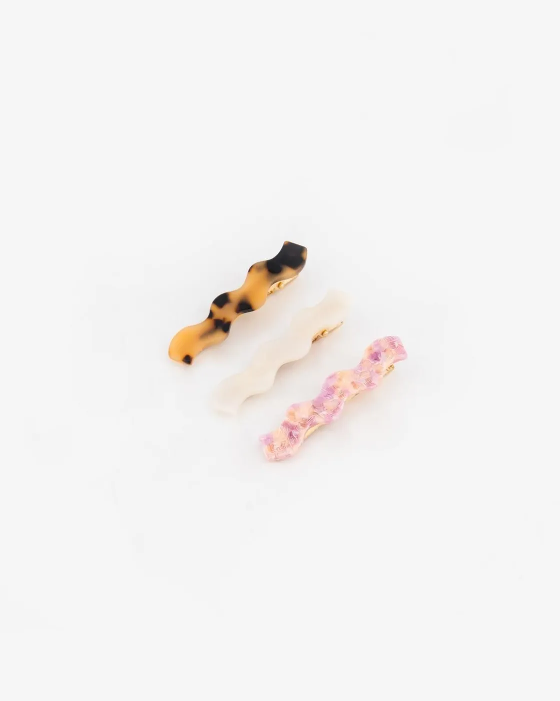 Women Old Khaki Hair Accessories>Women'S Olympia Resin Hair Slides (3-Pack)