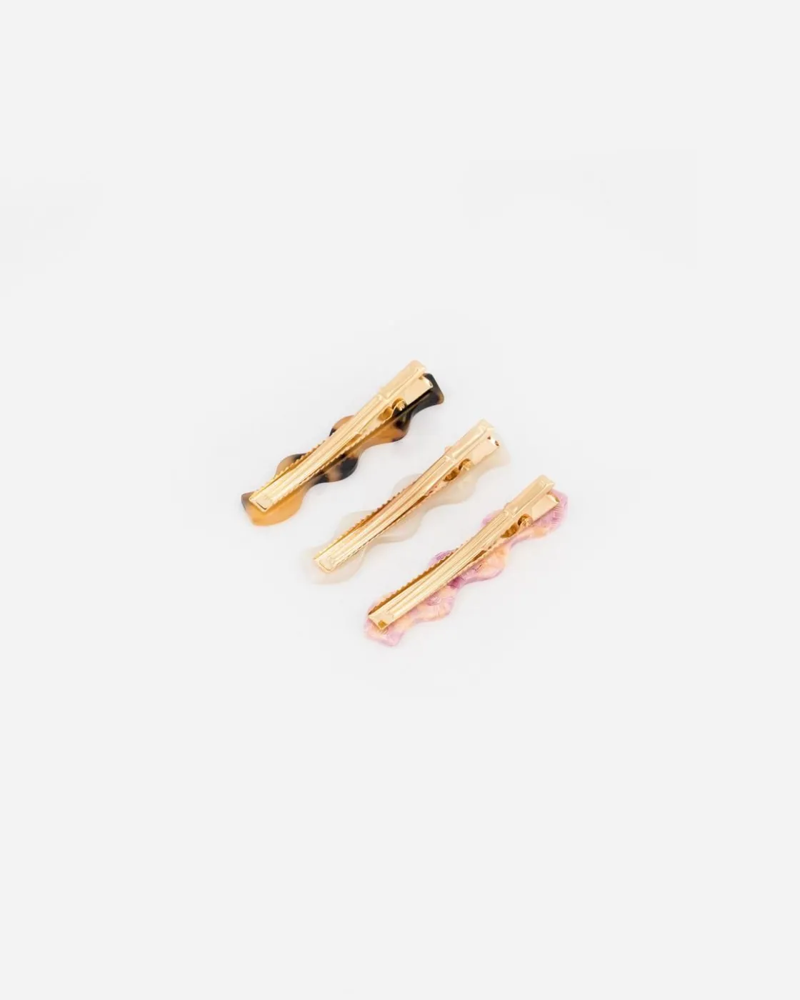 Women Old Khaki Hair Accessories>Women'S Olympia Resin Hair Slides (3-Pack)
