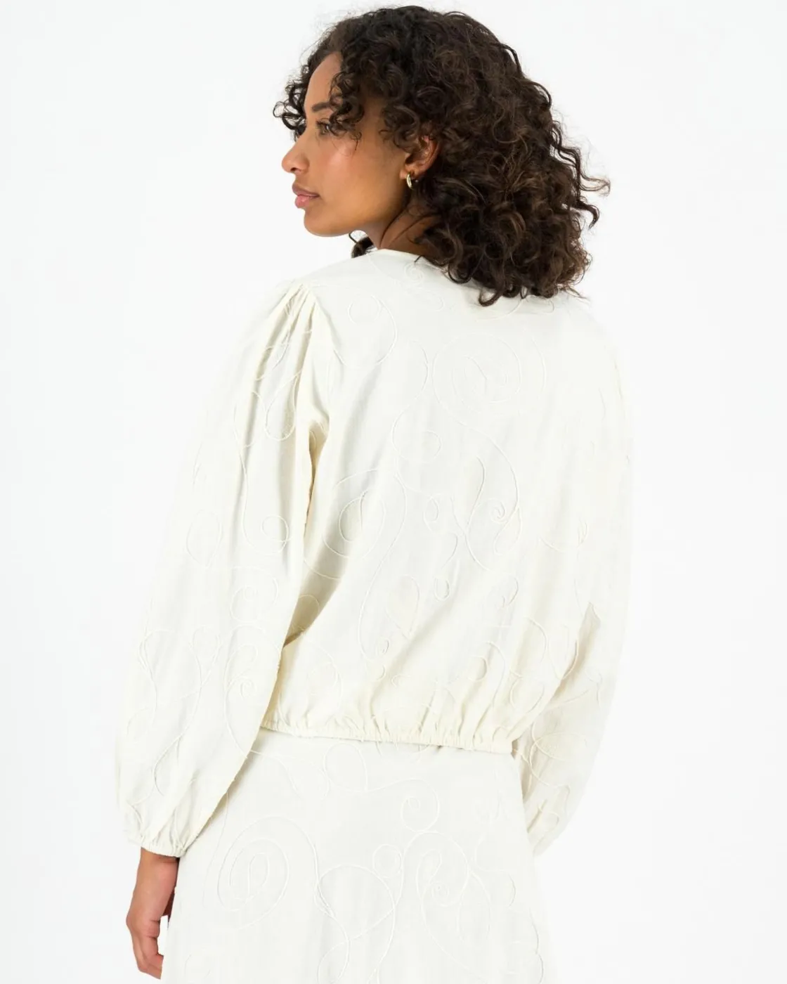 Women Old Khaki Shirts & Blouses>Women'S Palesa Embroidered Blouse