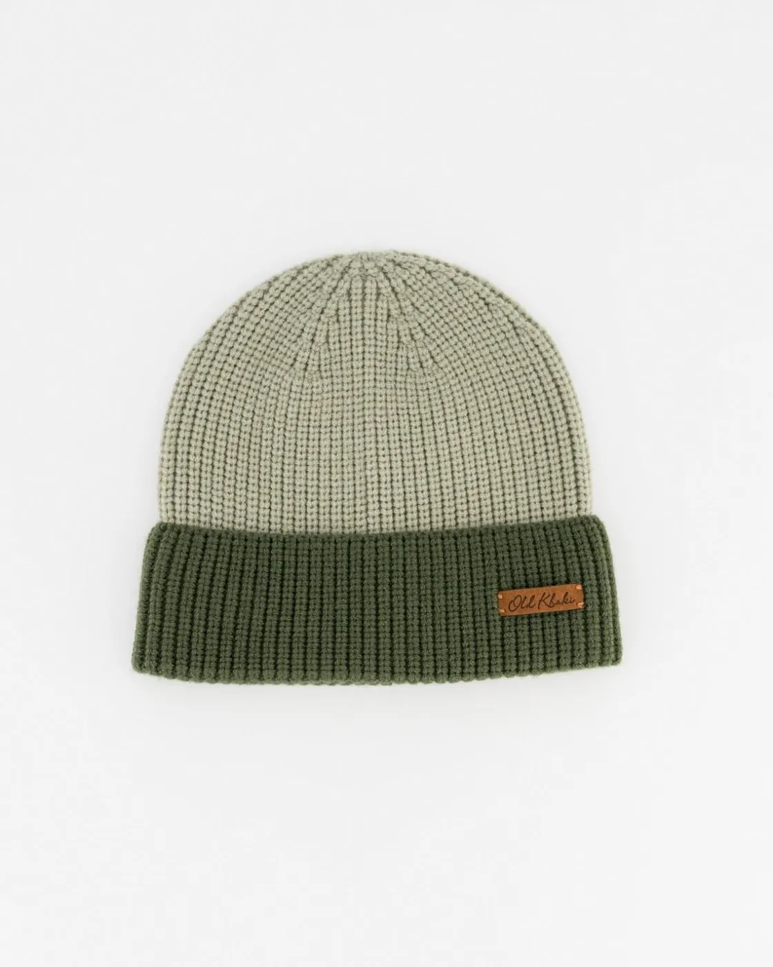 Women Old Khaki Beanies, Hats & Caps>Women'S Resa Two-Tone Ribbed Beanie