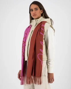 Women Old Khaki Scarves & Kimonos>Women'S Shiloh Branded Logo Scarf