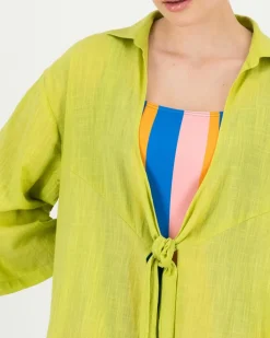 Women Old Khaki Scarves & Kimonos><noscript><img width=