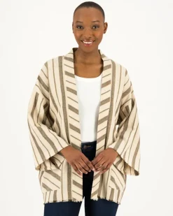 Women Old Khaki Scarves & Kimonos>Women'S Sinazo Kimono