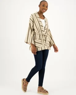 Women Old Khaki Scarves & Kimonos><noscript><img width=