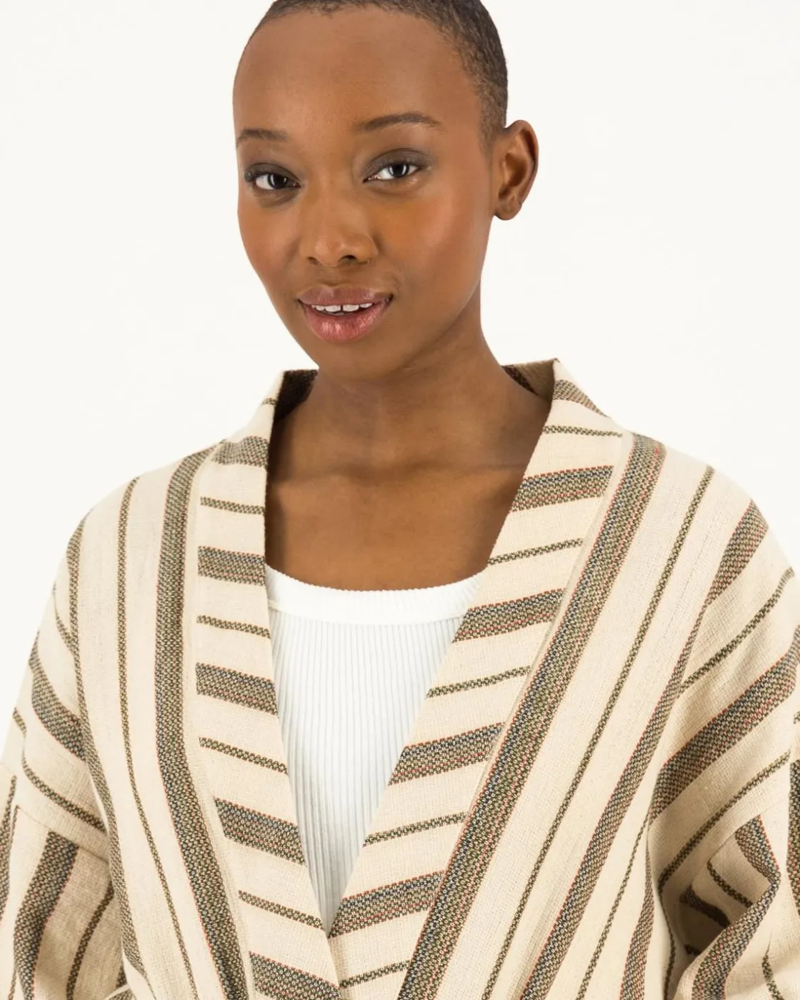 Women Old Khaki Scarves & Kimonos>Women'S Sinazo Kimono