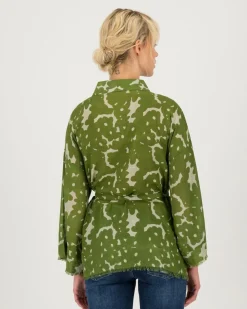 Women Old Khaki Scarves & Kimonos>Women'S Sinzi Kimono