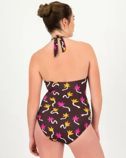 Women Old Khaki Swim>Women'S Suki Halter One-Piece Swimsuit