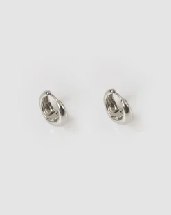 Women Old Khaki Jewellery>Women'S Tapering Clip Hoop Earrings