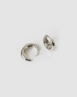 Women Old Khaki Jewellery>Women'S Tapering Clip Hoop Earrings