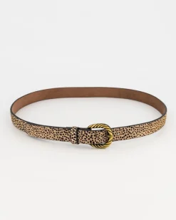 Women Old Khaki Belts>Women'S Tellia Hair-On Leather Belt