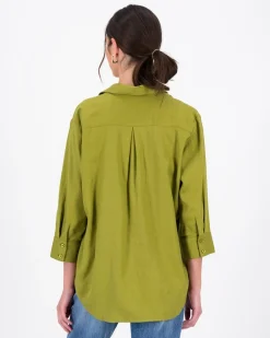 Women Old Khaki Shirts & Blouses>Women'S Terry Relaxed Fit Shirt-